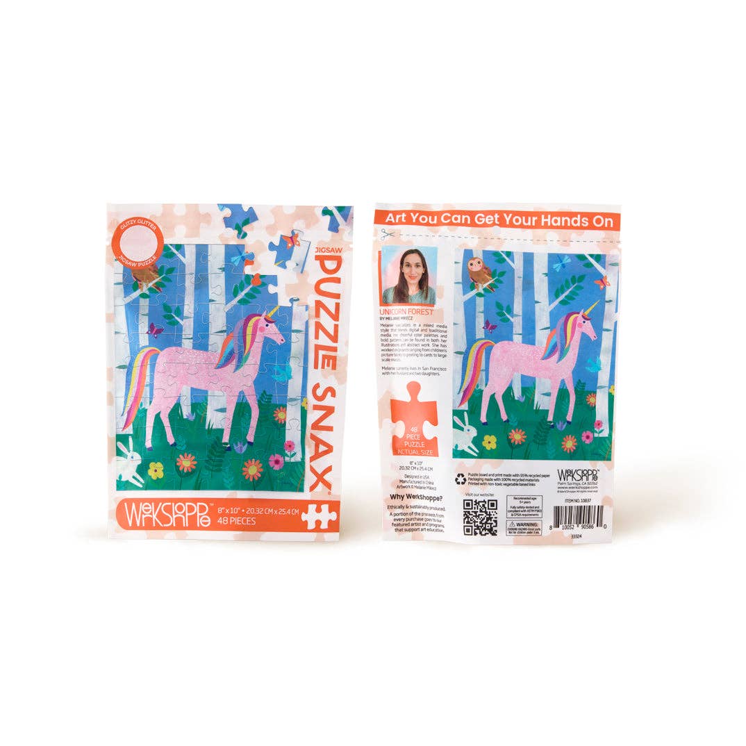 Unicorn Forest 48 Piece Puzzle Snax