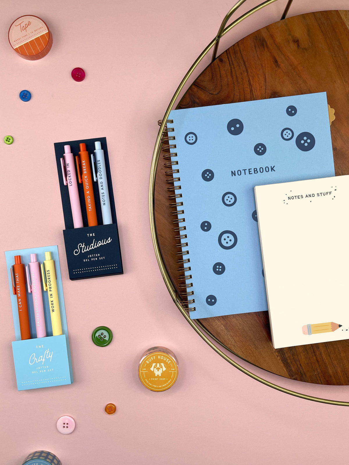 Notes and Stuff Pencil Notepad