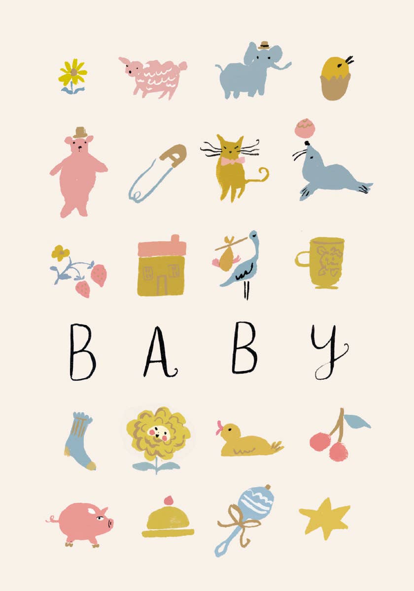 New Baby Toys Petite Card single