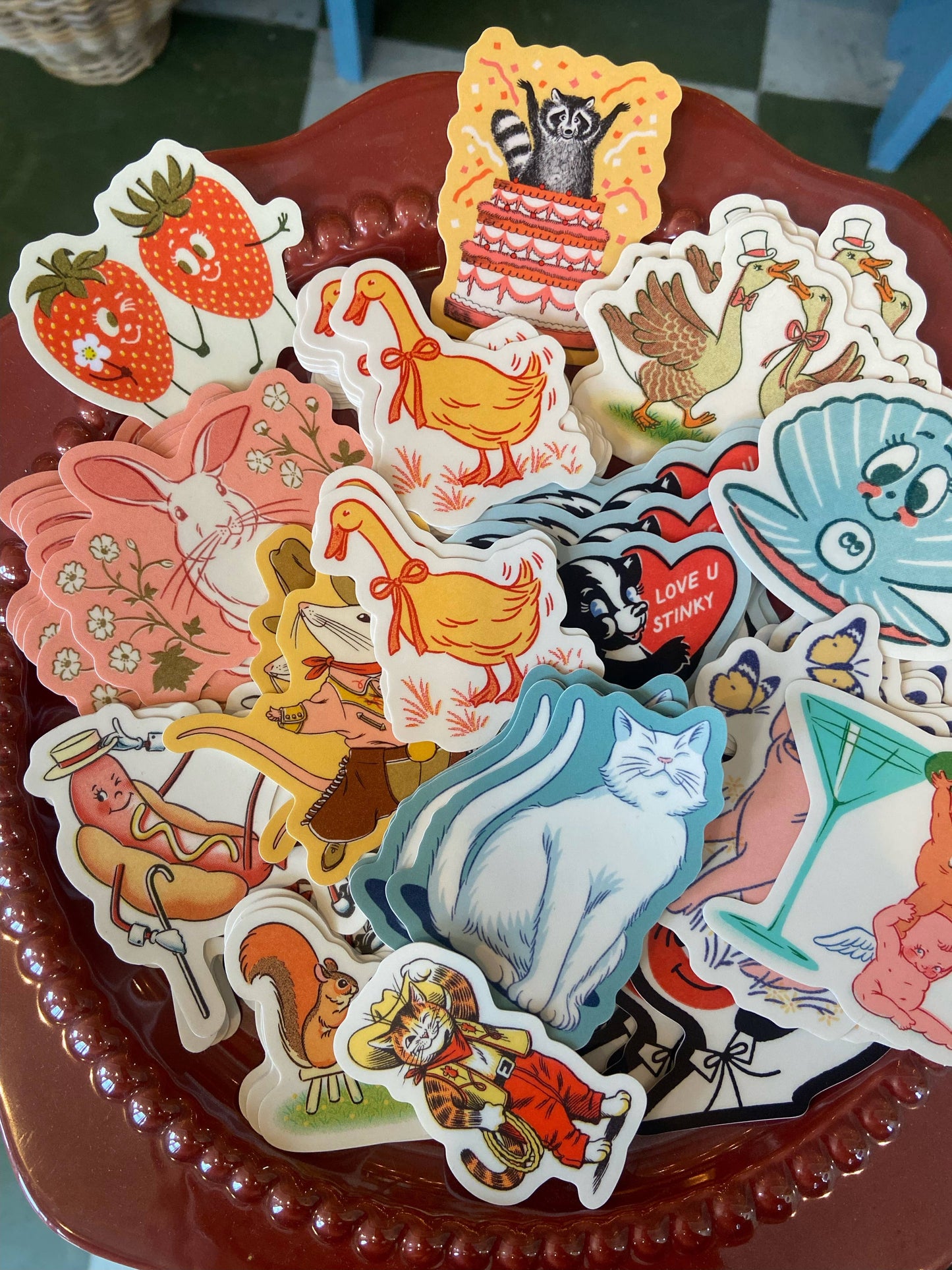 Strawberry Friends Sticker