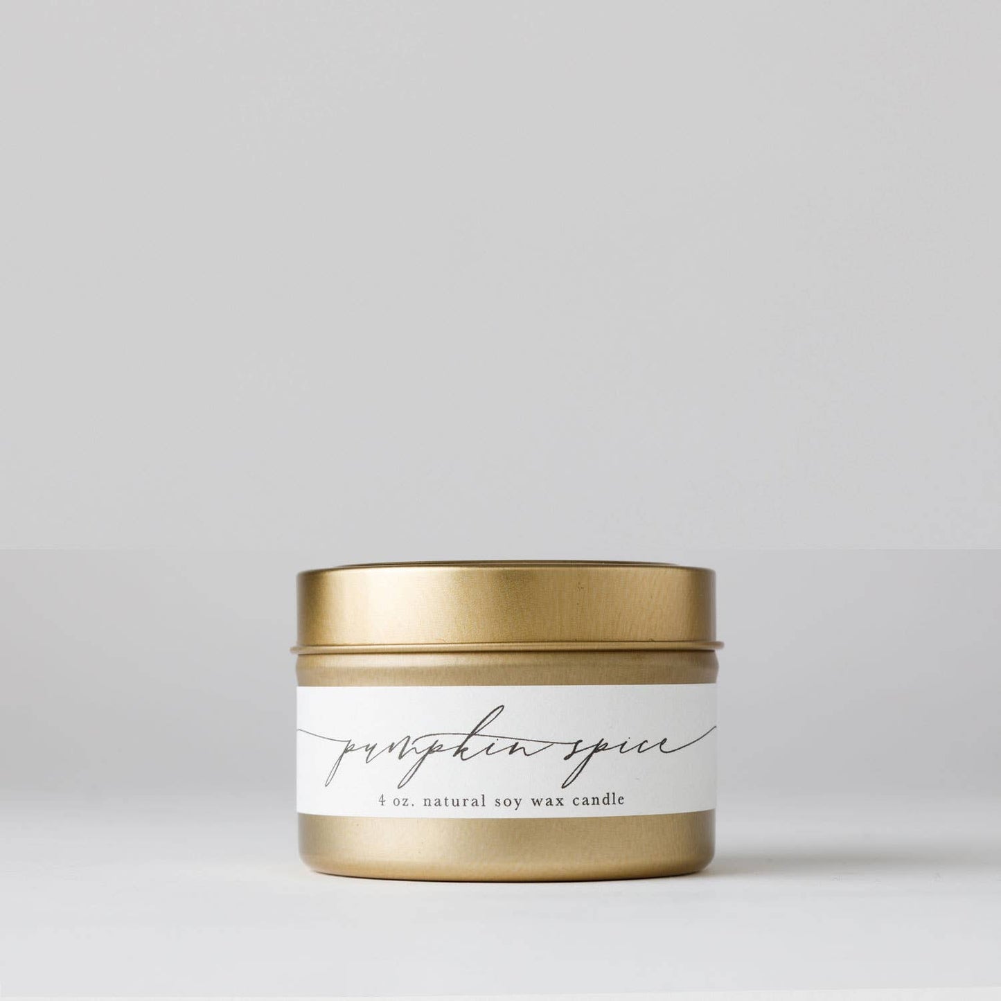 Pumpkin Spice : Tin Soy Candle ( Holiday Fall Halloween )