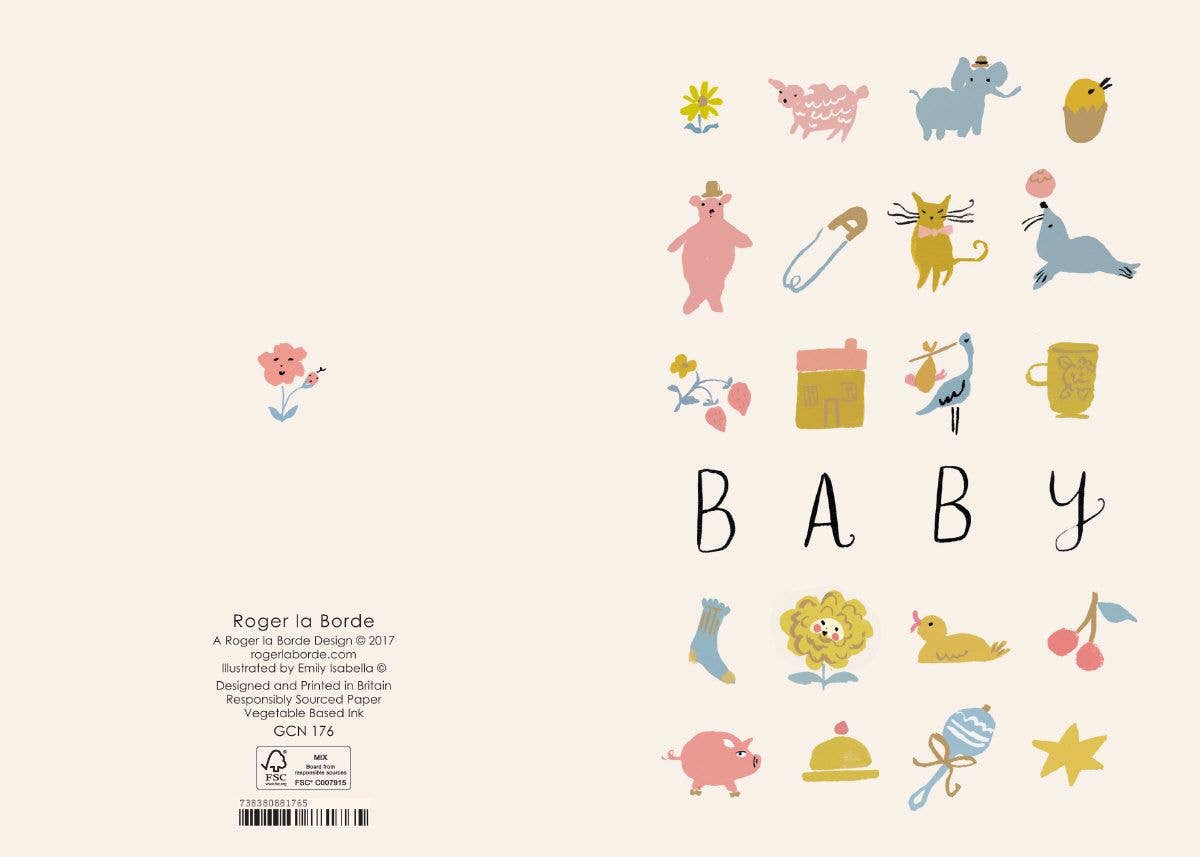 New Baby Toys Petite Card single