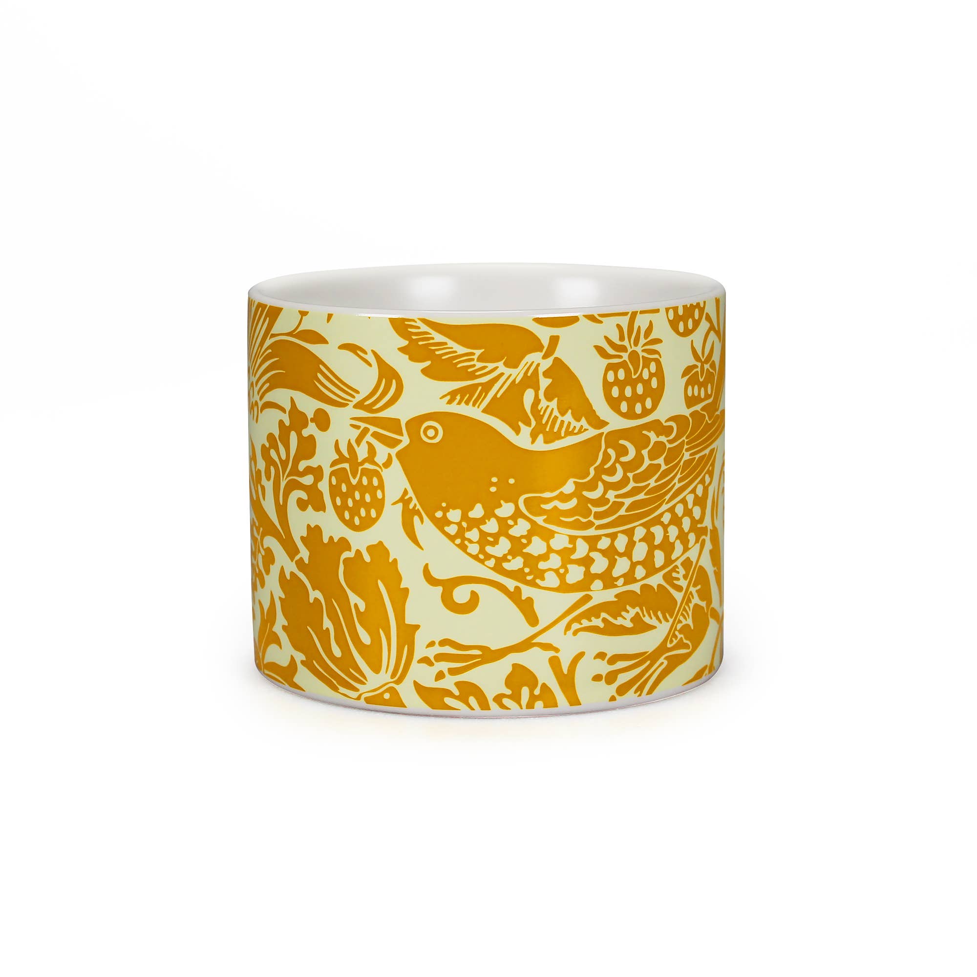 william morris plant pot Ceramic Plant Pot William Morris Strawberry Thief Yellow