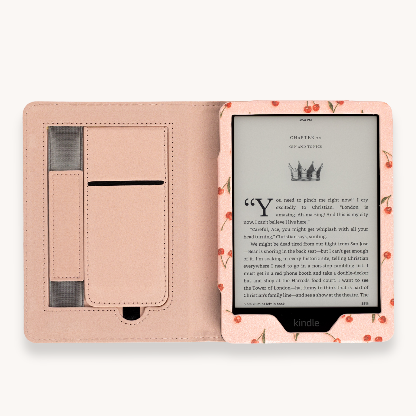 Painted Cherries Kindle Case | Bookish | Valentine's Day