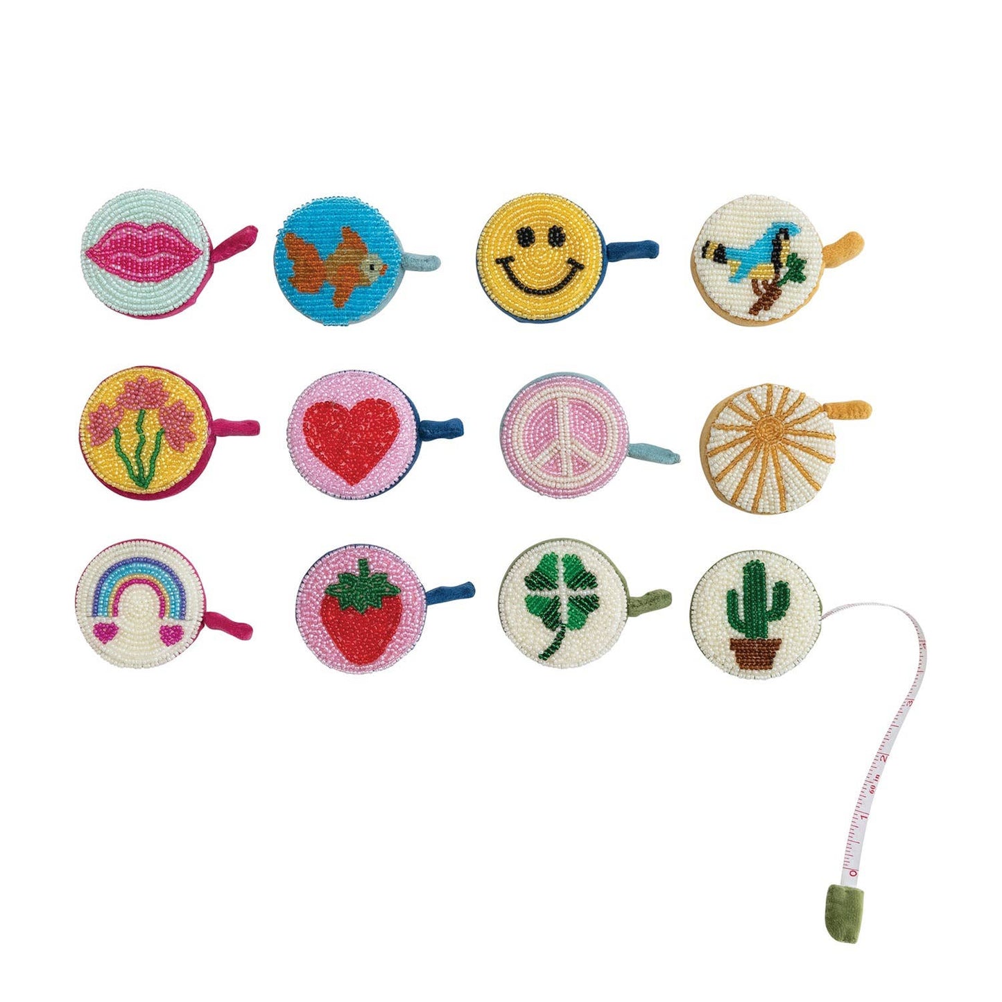 Glass Beaded Polyester Measuring Tape
