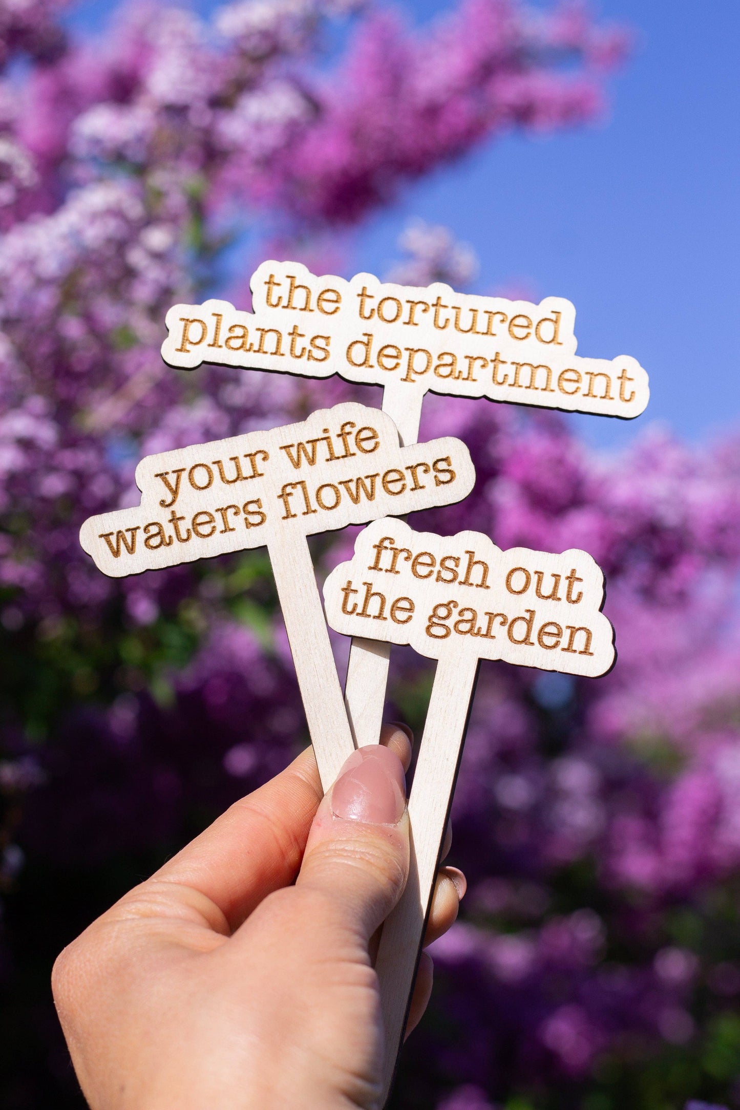 The Tortured Plants Department Plant Markers
