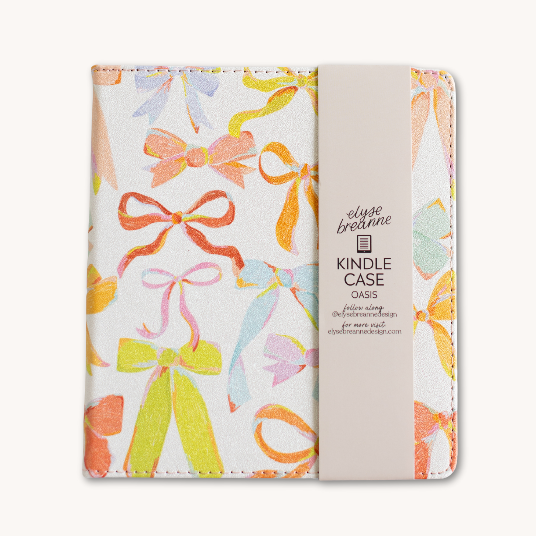 Rainbow Bows Kindle Case | Bookish & Reading