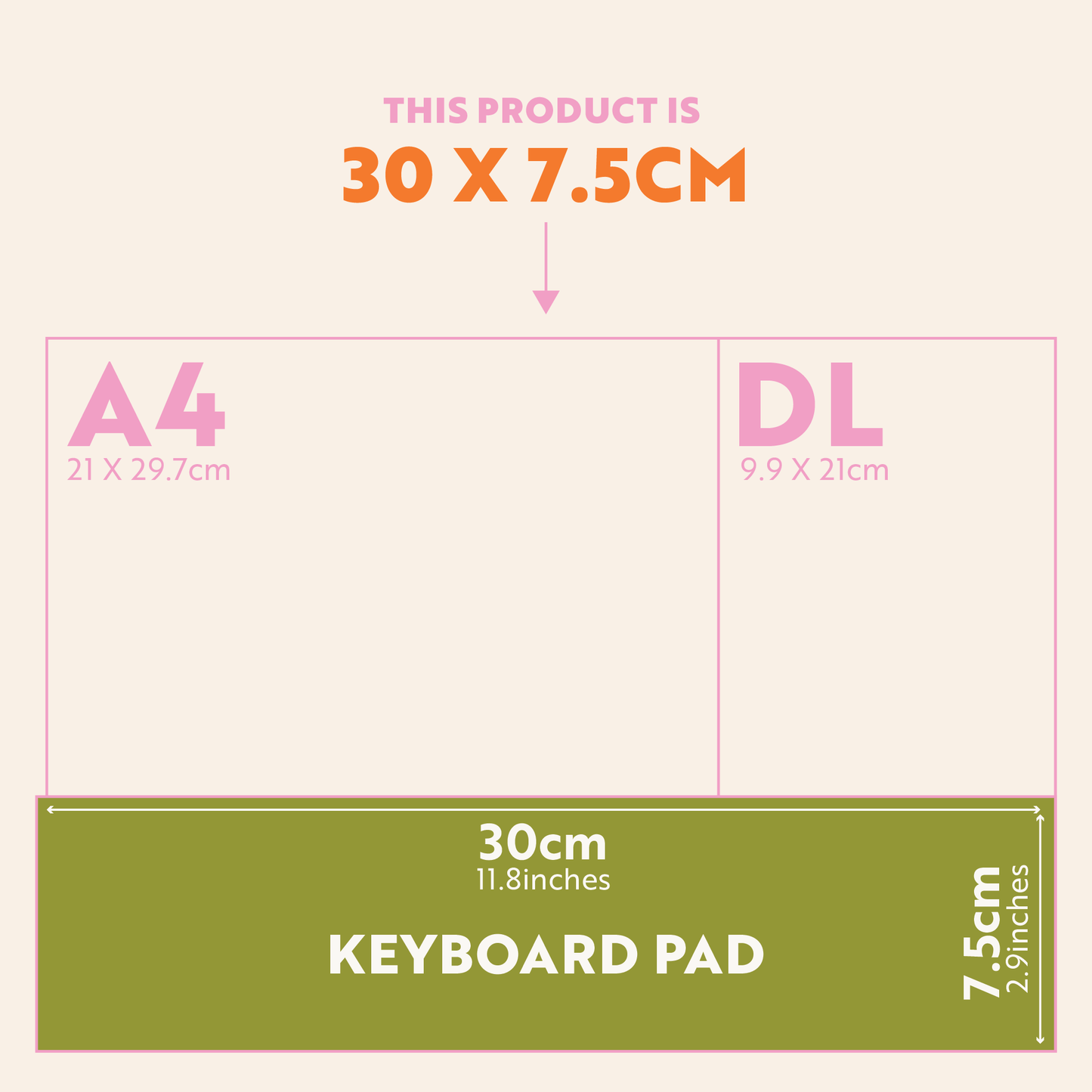 Keyboard Weekly Planner Pad | Nature Arches