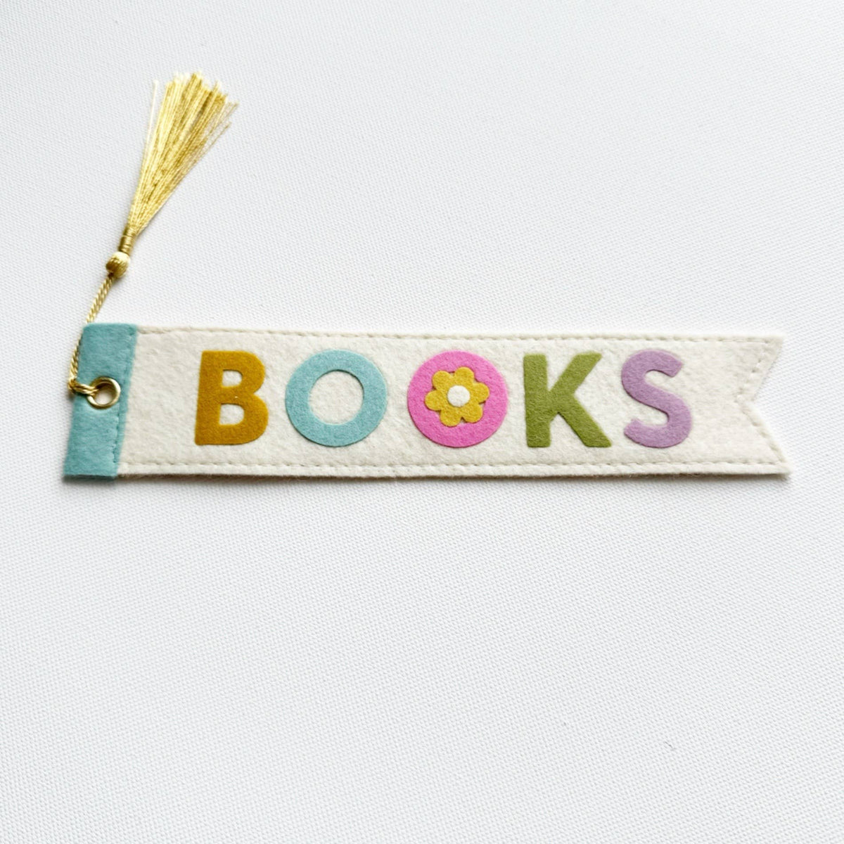 Books Flag Bookmark (Pastel)