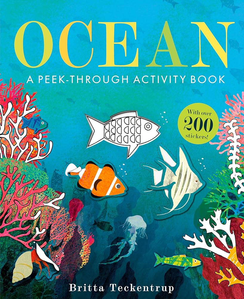 Ocean: A Peek-Through Activity Book cover image