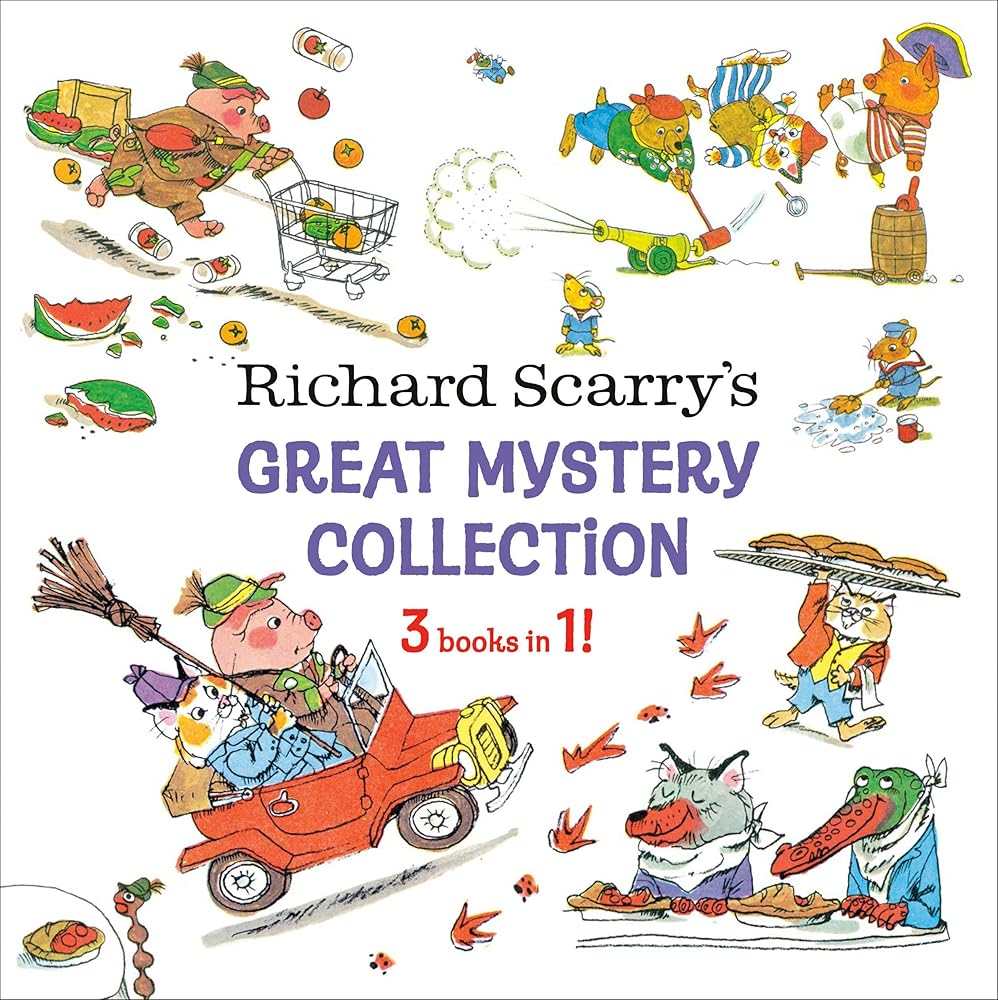 Richard Scarry's Great Mystery Collection: 3-books-in-1! cover image