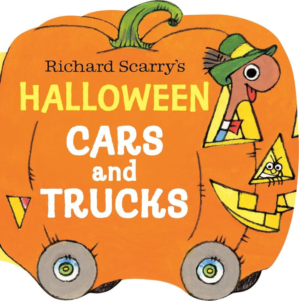 Richard Scarry's Halloween Cars and Trucks (A Chunky Book) cover image
