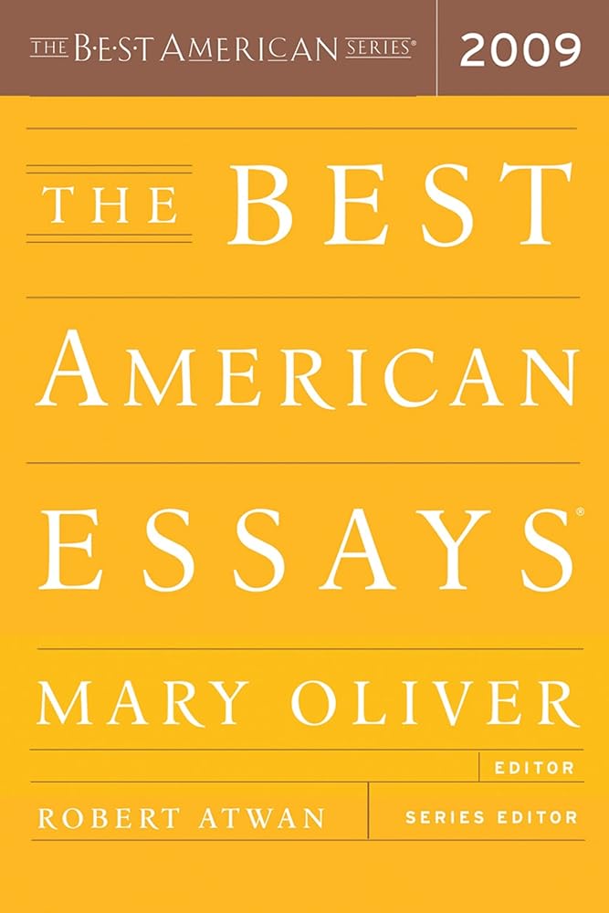 The Best American Essays 2009 cover image