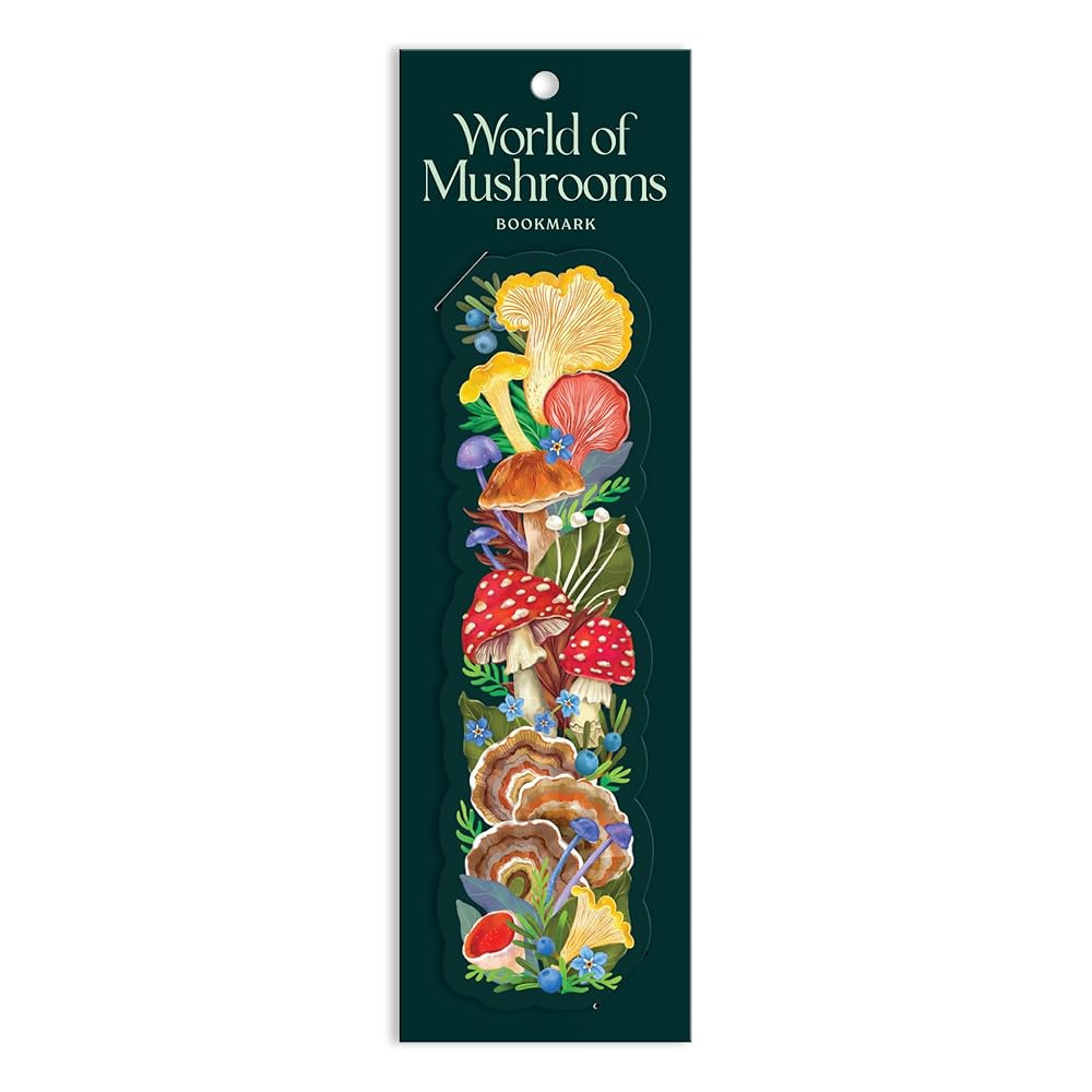 World of Mushrooms Paper Bookmark cover image