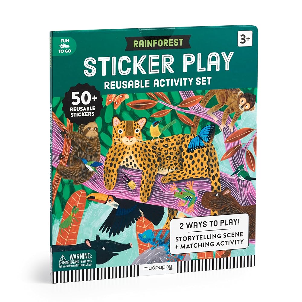 Rainforest Sticker Play Reusable Activity Set cover image