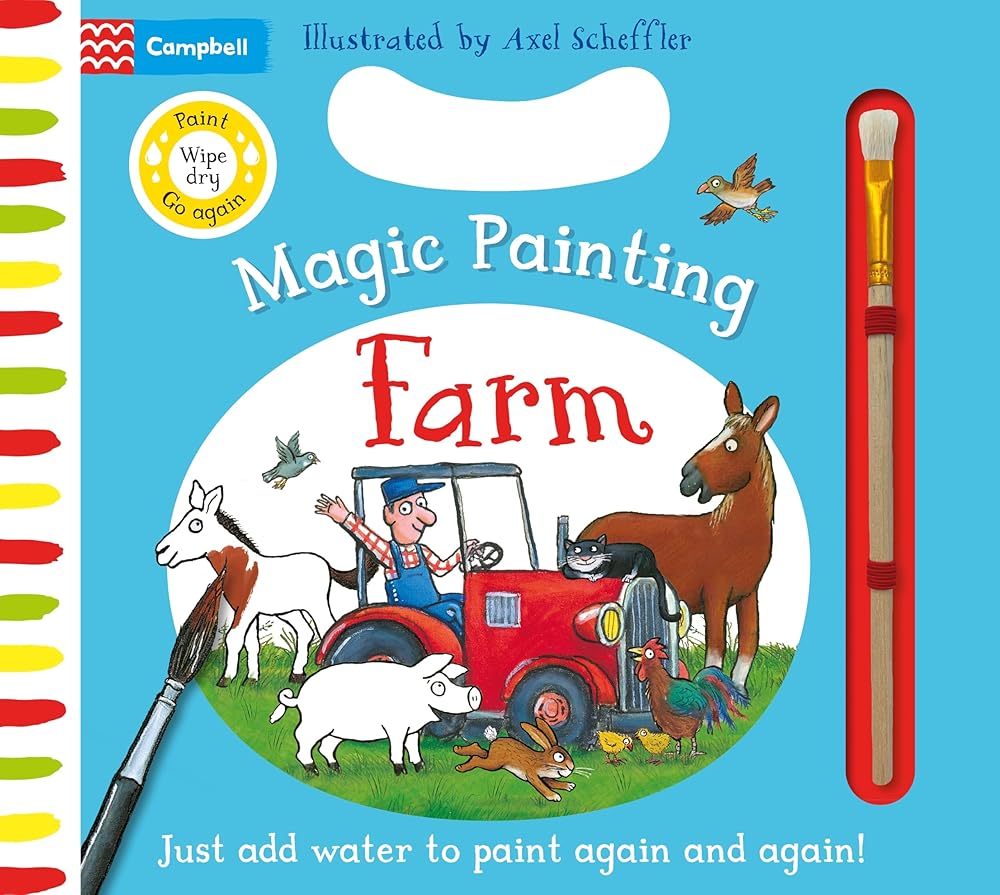 Farm Magic Painting: Just add water to paint again and again! (Campbell Axel Scheffler) cover image