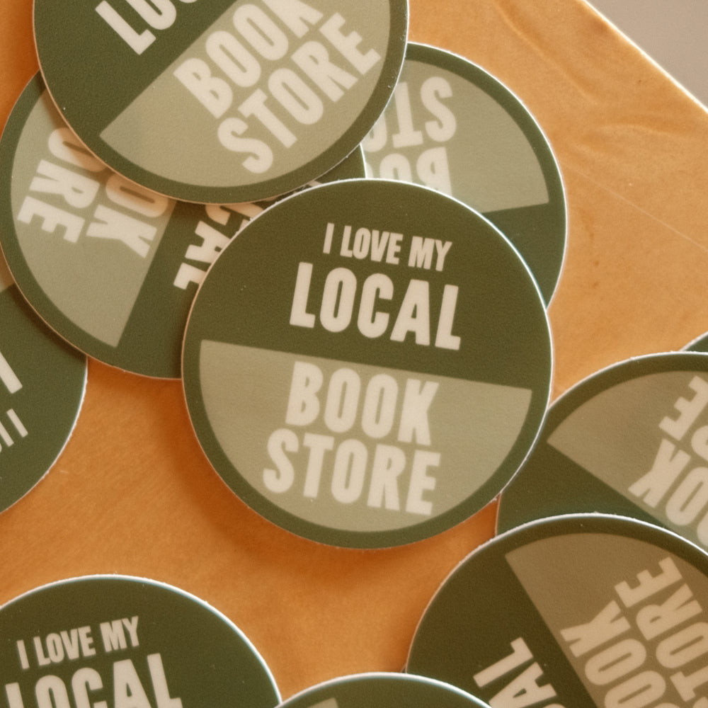 I Love My Local Bookstore Sticker
