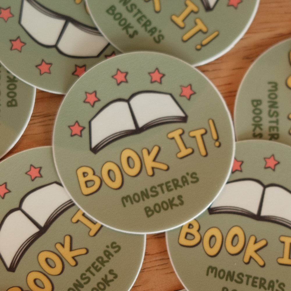 Book It - Circle Sticker