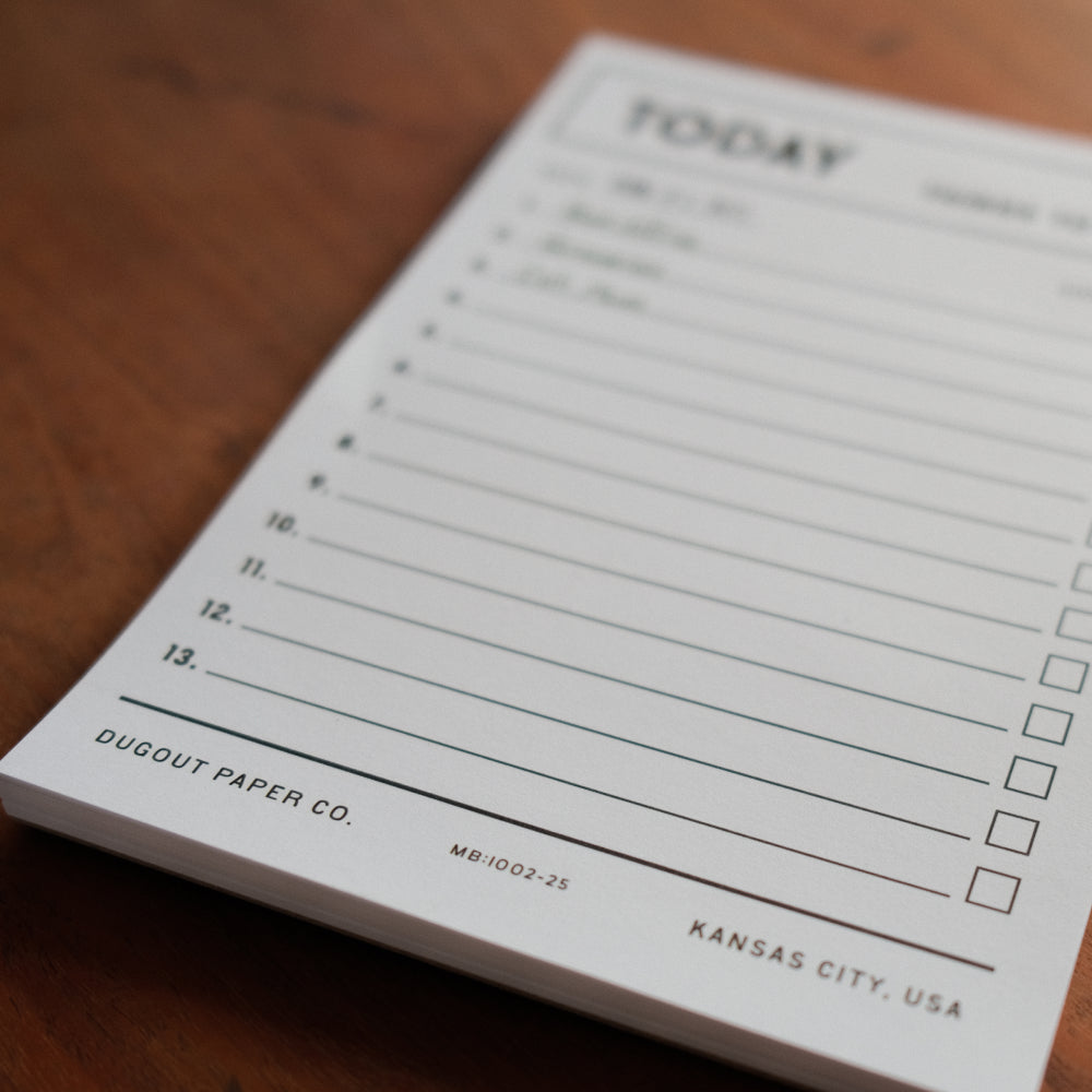 To Do List Notepad - Things To Do