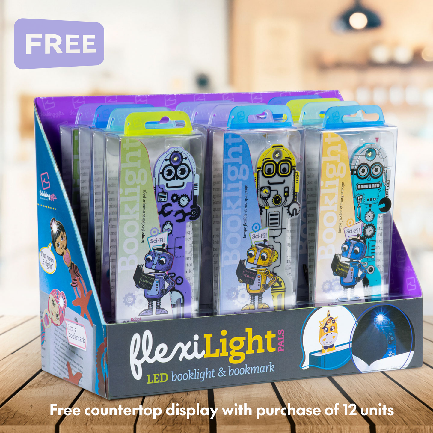 Flexilight Robot BookLight/Bookmark in one