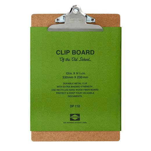 Old School Clipboard/ A4/ Silver Clip