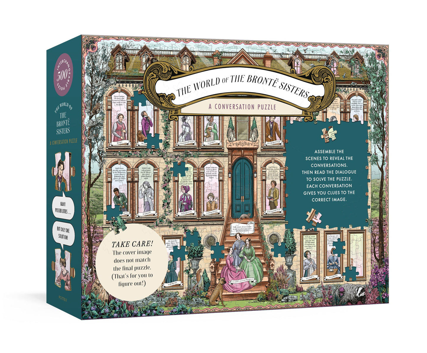 The World of the Bronte Sisters: A Conversation Puzzle: 500-Piece Puzzle: A Jigsaw Puzzle for Adults