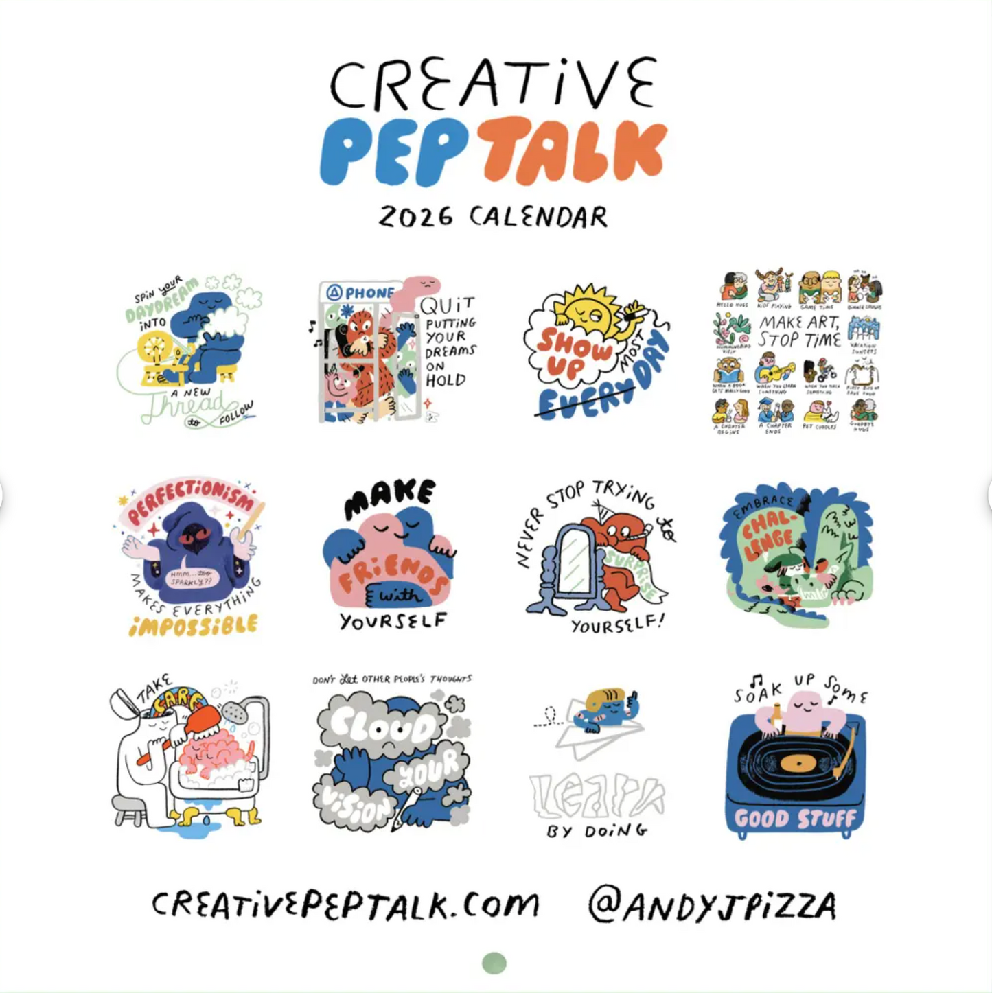 2026 Calendar - Creative Pep Talk