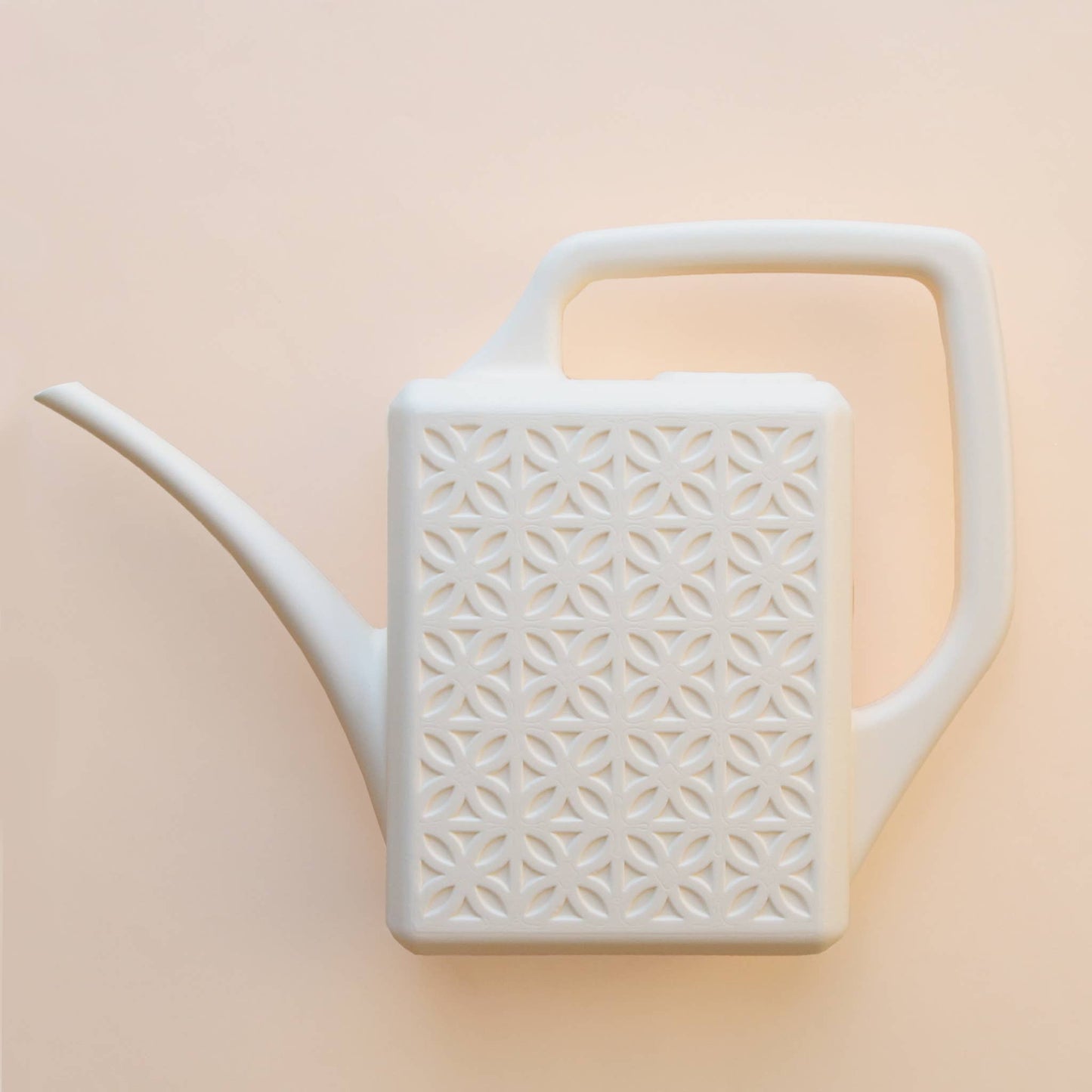 Breeze Block Watering Can | Ivory