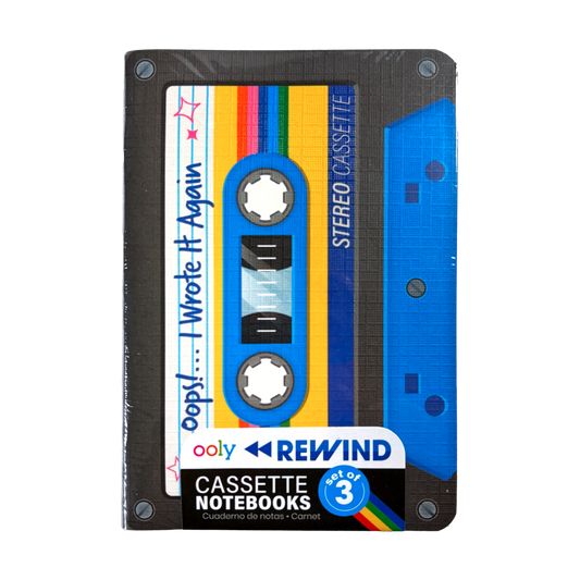 Rewind Retro Mini Notebooks - Set of 3