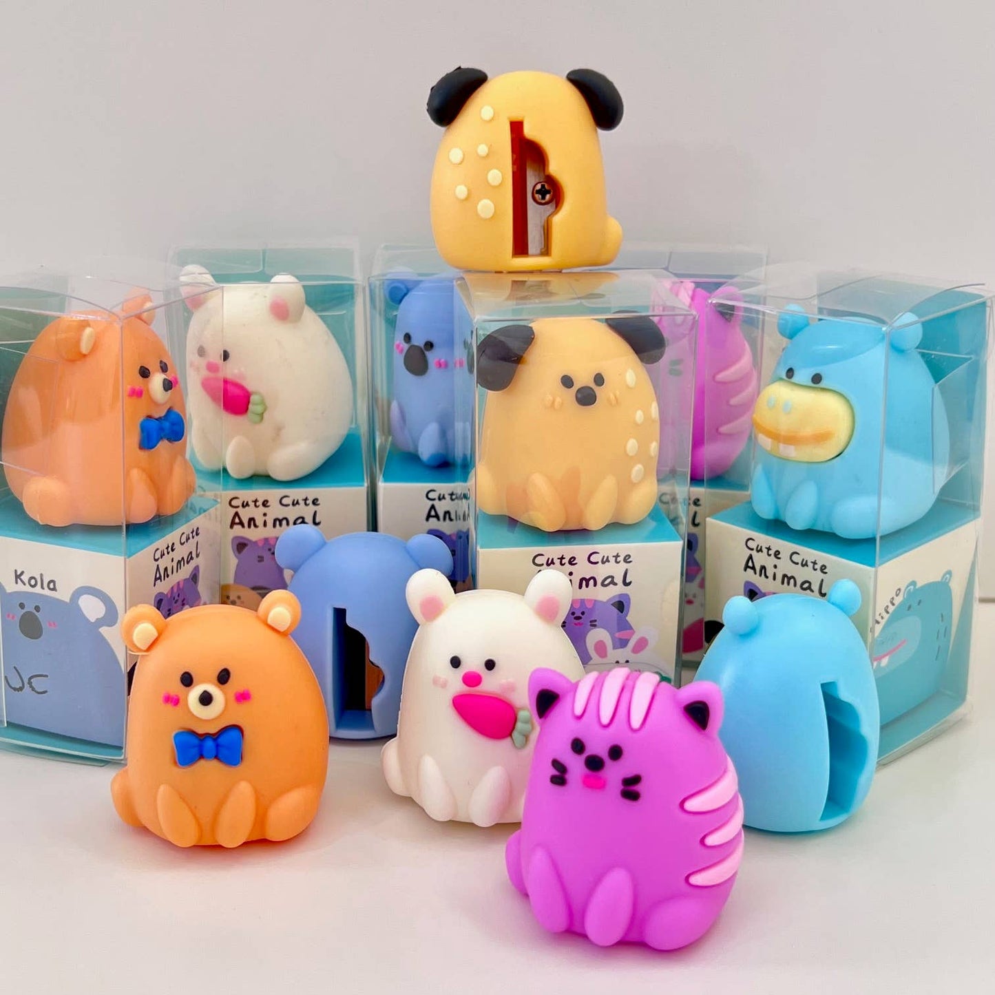 33319 ROUND ANIMALS PENCIL SHARPENER-24