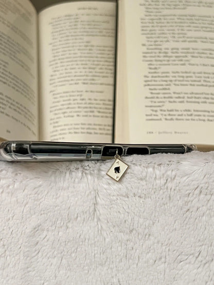 Playing Card Kindle Charm, USB-C Dust Plug