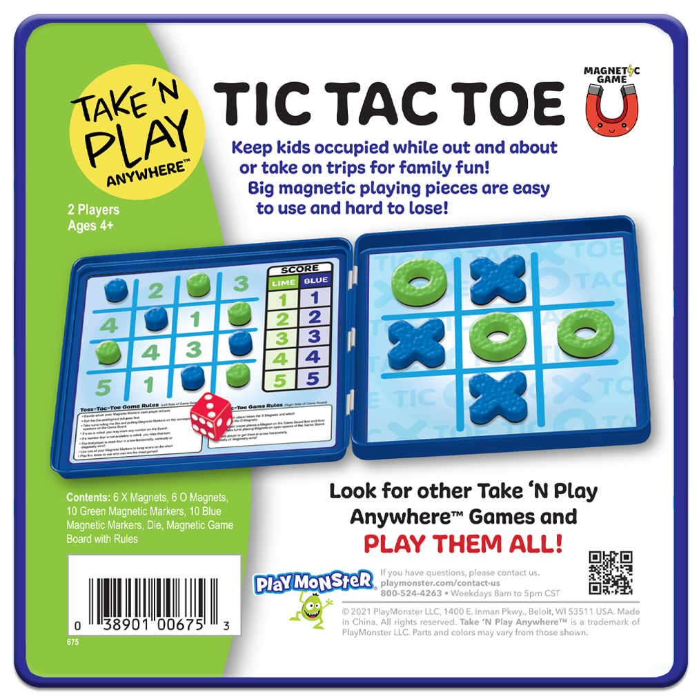 Take 'N Play Anywhere Tic-Tac-Toe - Ultimate Travel Game