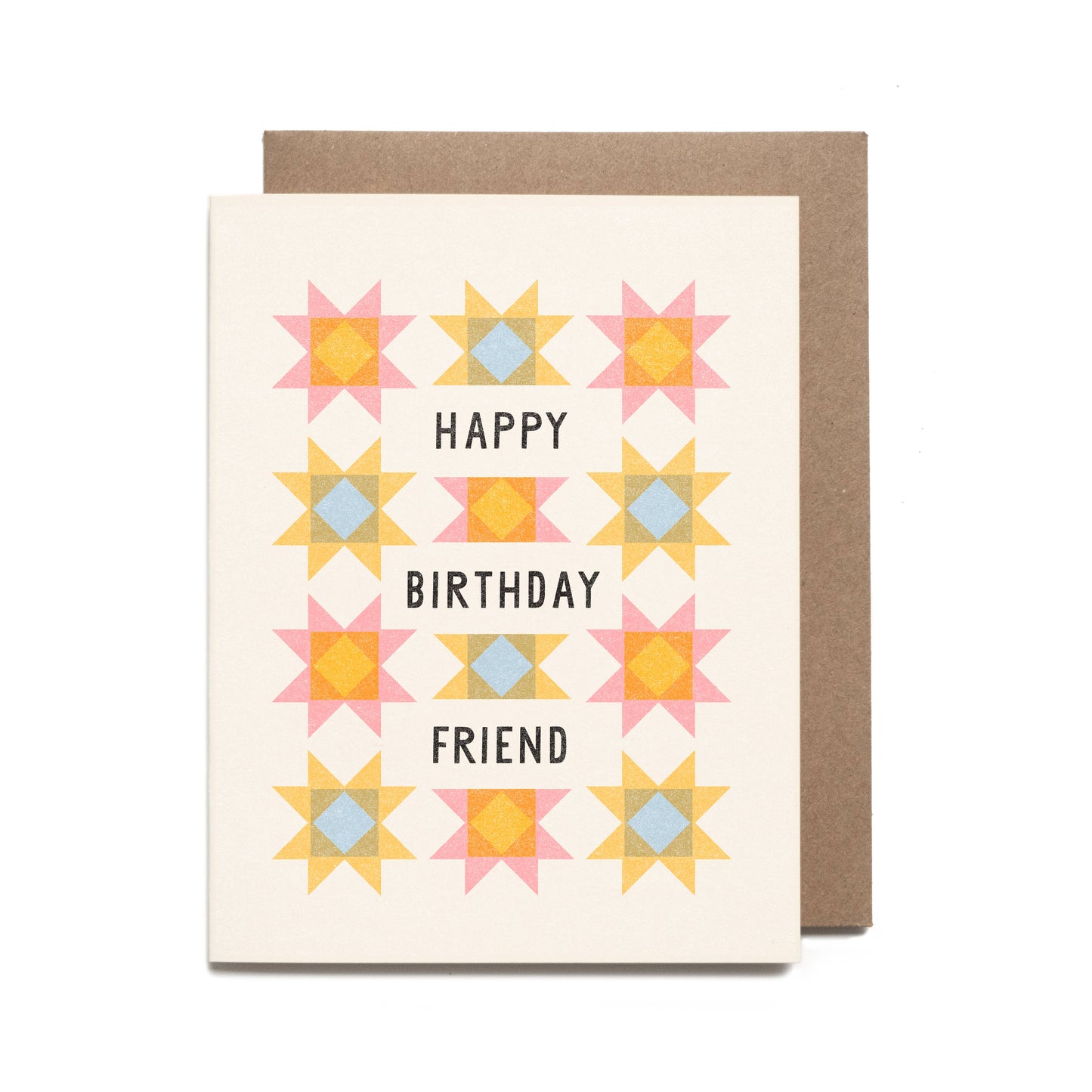 Birthday Friend Quilt Card