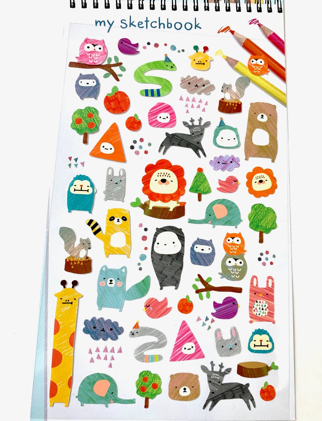 40450 Animal Sketchbook Stickers