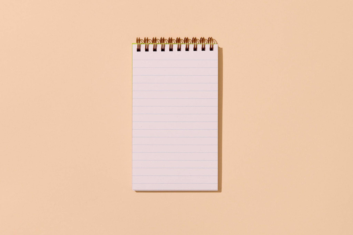 Modern Floral Letterpress Small Spiral Notebook — Aster