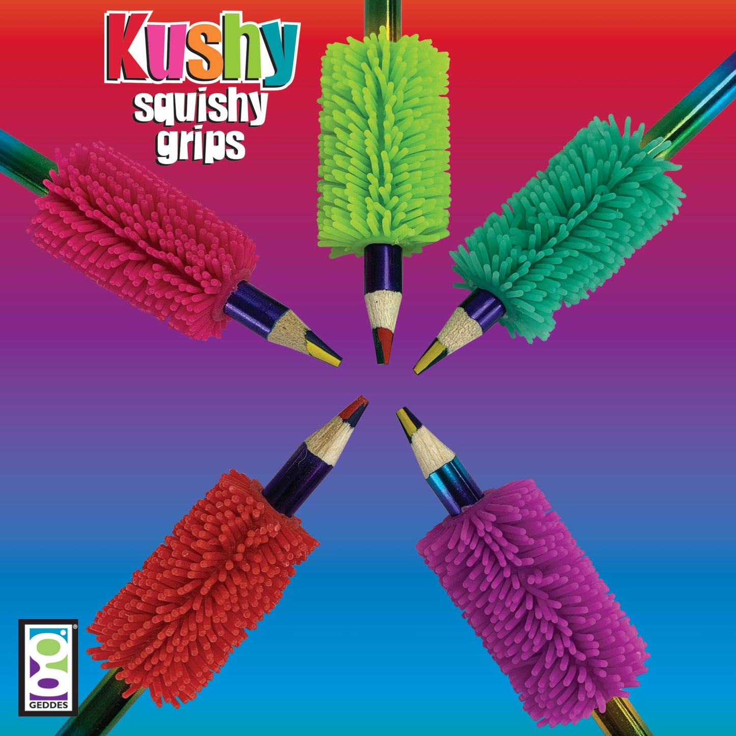 KUSHY SQUISHY PENCIL GRIP 100/TUB