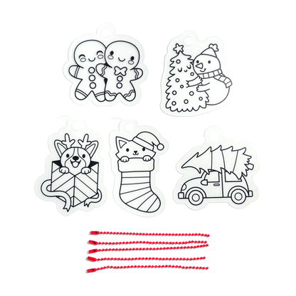 Mini Shrink-Its! DIY Shrink Art Kit - Holly Jolly