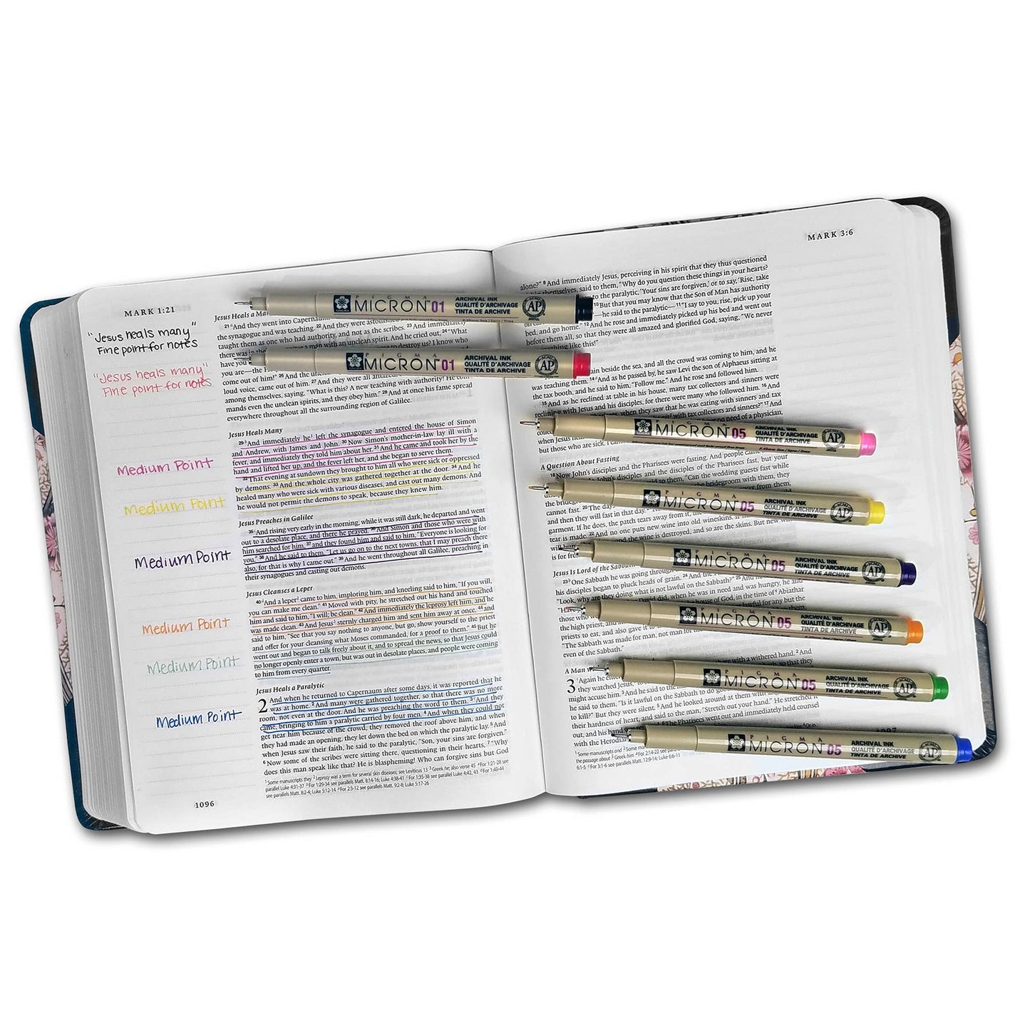 Sakura Pigma Micron Bible Underliner Display - 120 Pcs