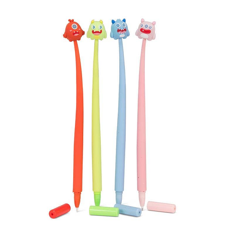 Wobbly Monsters Pen-4 Assorted-9"H