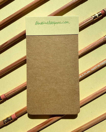 Prickly pear jotter notepad
