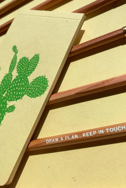 Prickly pear jotter notepad