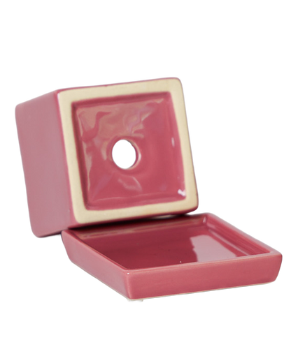 Cube Pot With Saucer And Drainage Hole 60 Plus Colors