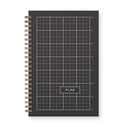 Ruler Grid Undated Weekly Planner Journal
