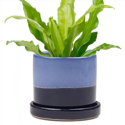 Minute Handmade Ceramic Planter Indoors Pot With Saucer