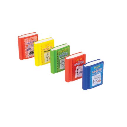 DIARY OF A WIMPY KID BOOK ERASERS     48/TUB