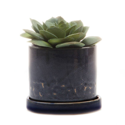 Minute Handmade Ceramic Planter Indoors Pot With Saucer