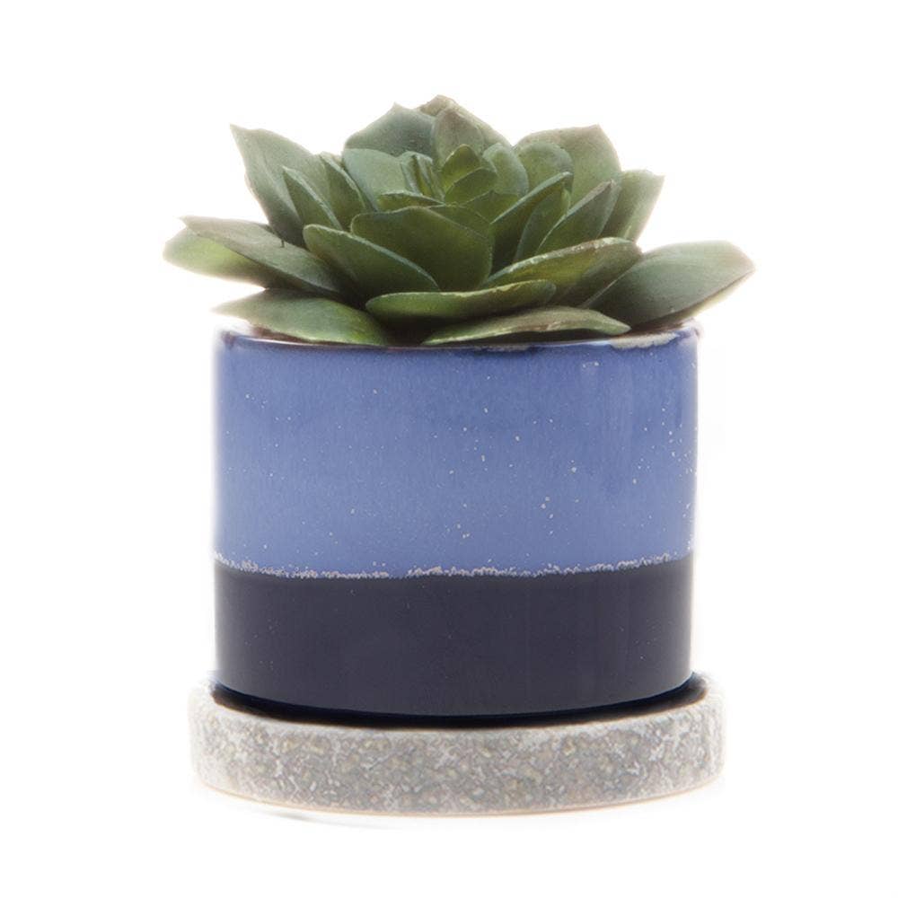 Minute Handmade Ceramic Planter Indoors Pot With Saucer