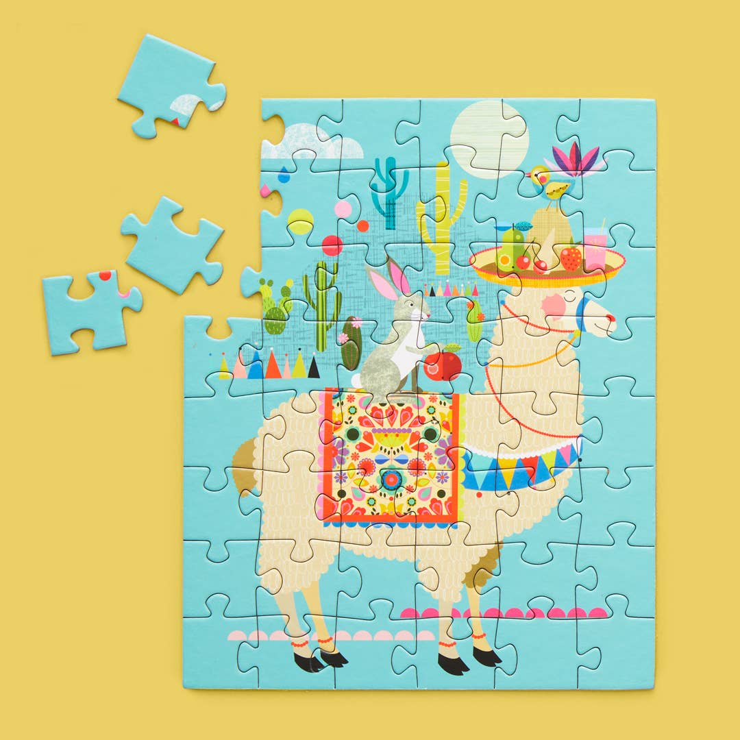 Llama Llyft | 48 Piece Kids Puzzle Snax