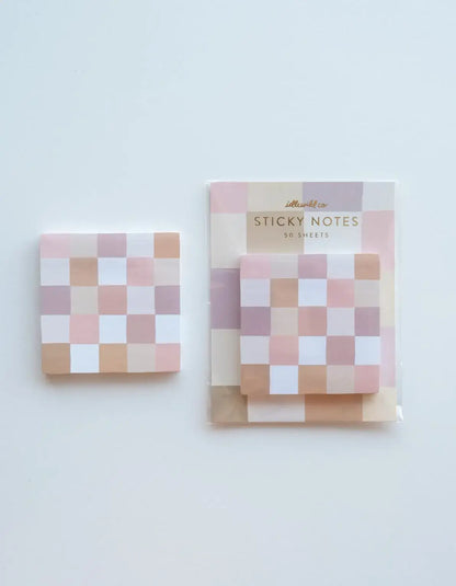 Die-Cut Sticky Notepad | Nude Checks
