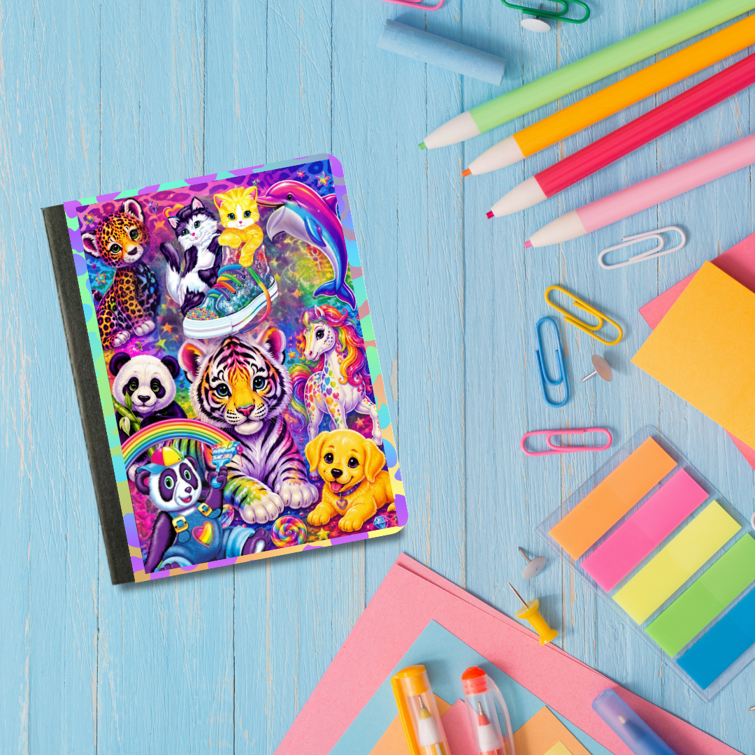 Neon Tiger-Mini Composition Notebook Cover